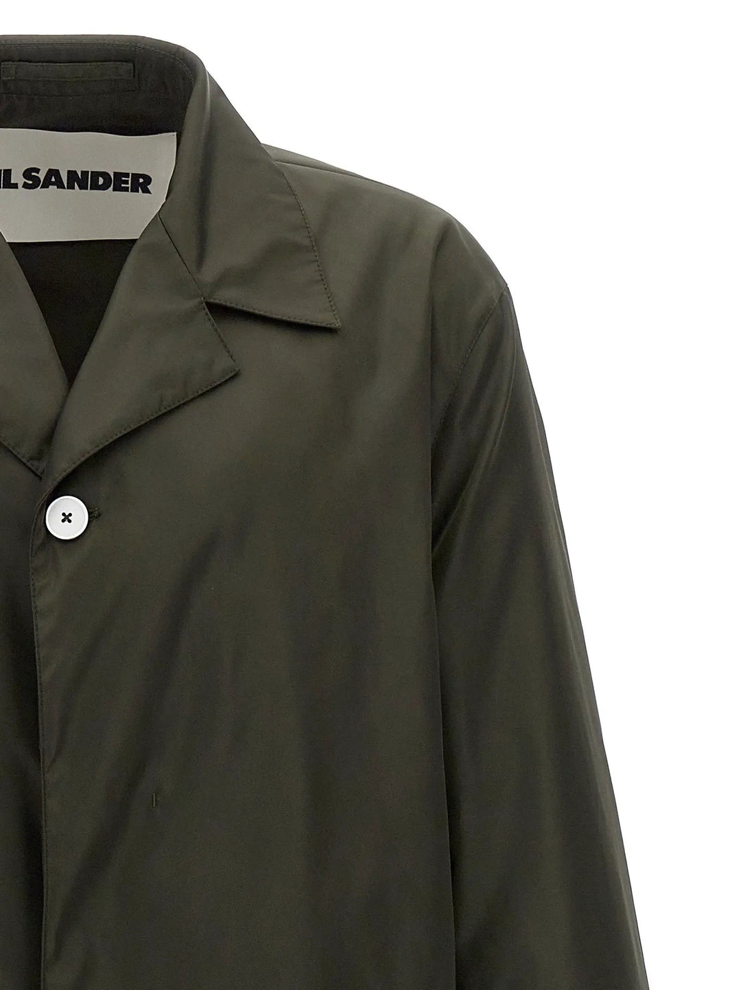 Jil Sander Sample Sale | Jil Sander Bicolor Polyamide Coat - | Designer outlet