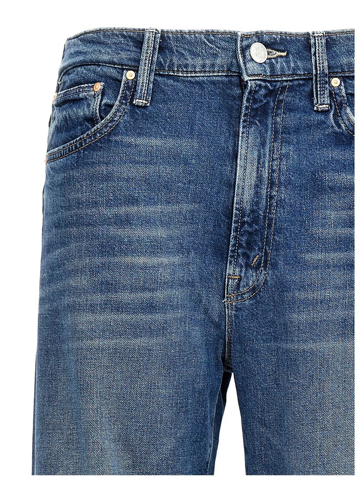 Mother Denim Sample Sale | Mother Denim Blue Cotton Straight-Leg Jeans - | Designer outlet