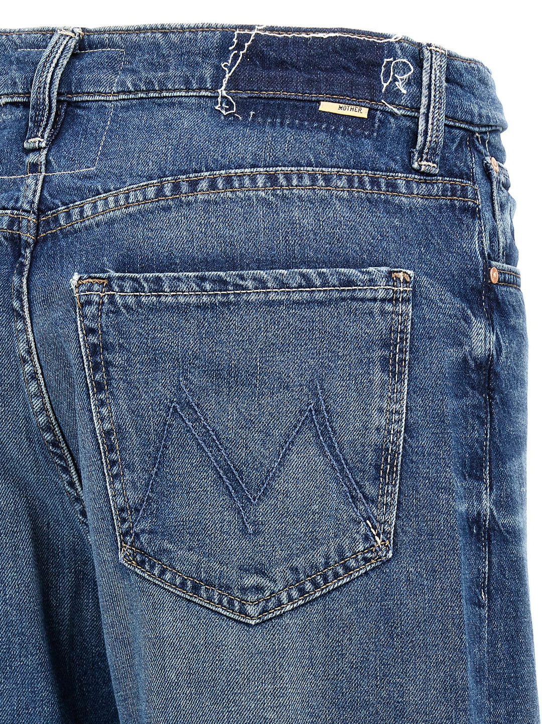 Mother Denim Sample Sale | Mother Denim Blue Cotton Straight-Leg Jeans - | Designer outlet
