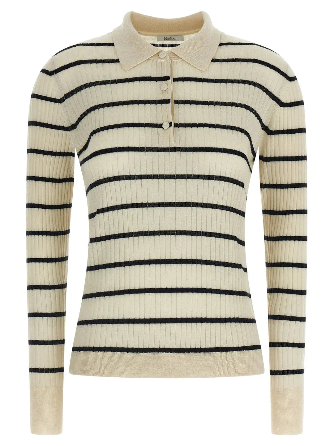 Max Mara Sample Sale | Max Mara Blue Cashmere Polo Shirt - | Designer outlet