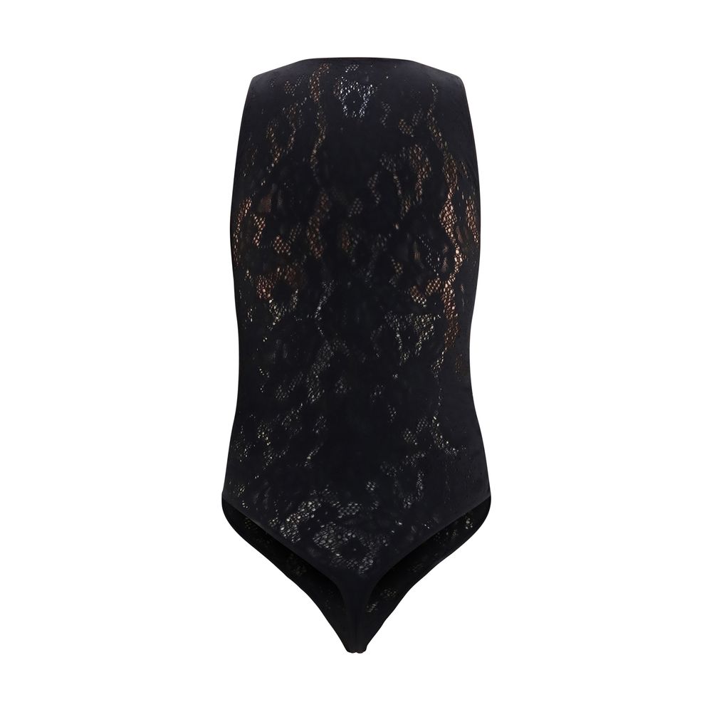 Wolford Sample Sale | Wolford Black Polyamide Bodysuit - | Designer outlet