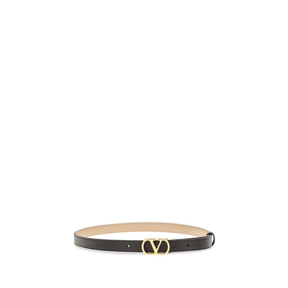 Valentino Garavani Sample Sale | Valentino Garavani Black Lamb Ovis Aries Aries Regular Belt - | Designer outlet