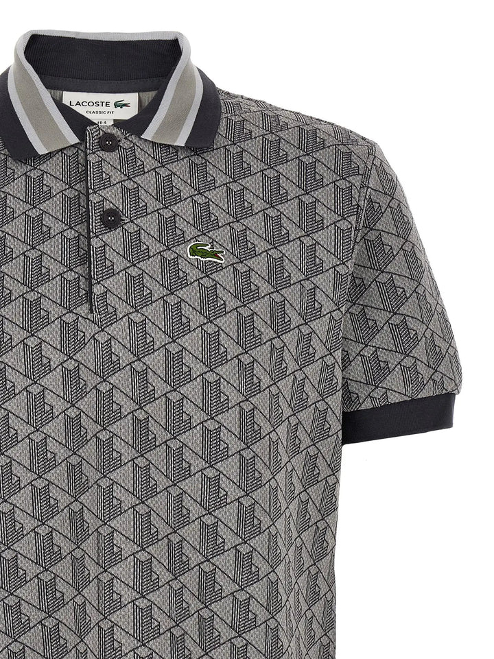 Lacoste Sample Sale | Lacoste Gray Polyester Polo Shirt - | Designer outlet