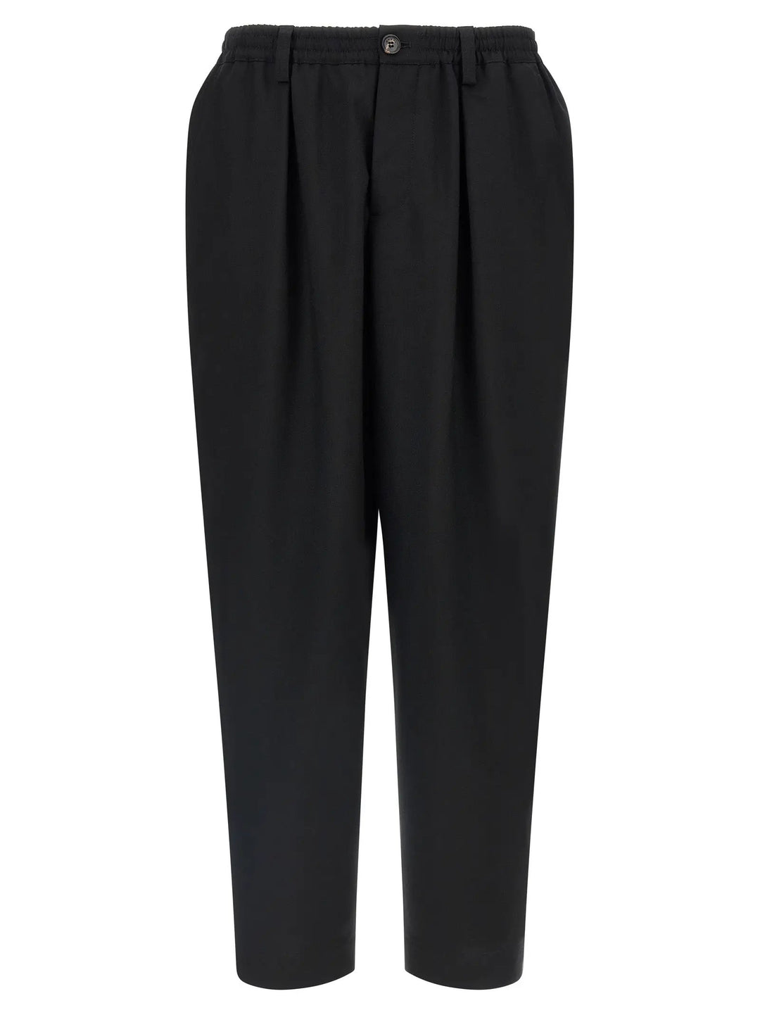 Marni Sample Sale | Marni Black Virgin Wool Cropped Pants - | Designer outlet