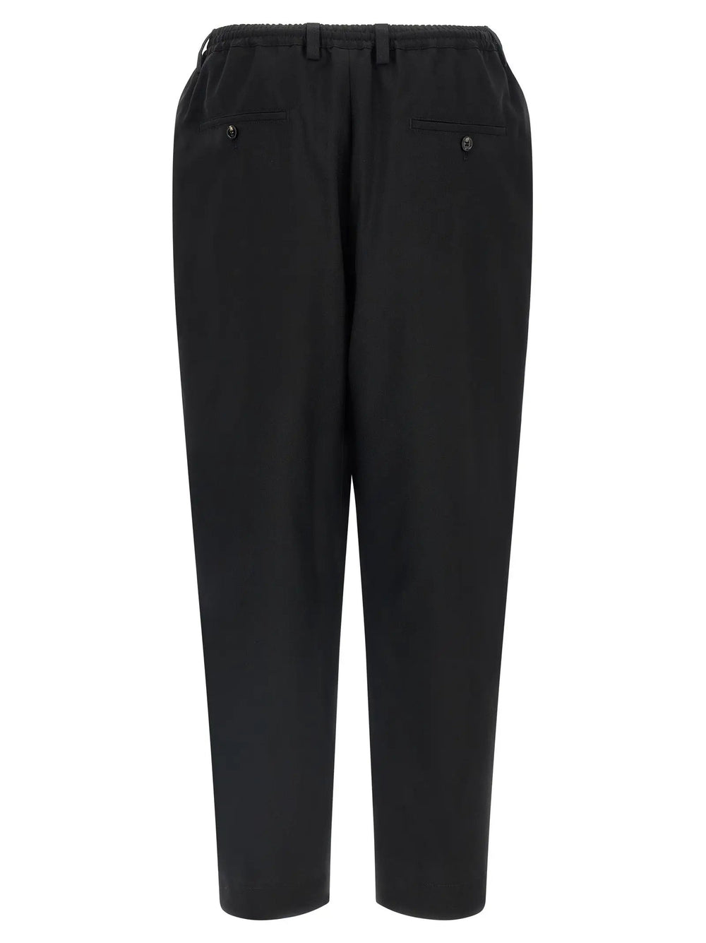 Marni Sample Sale | Marni Black Virgin Wool Cropped Pants - | Designer outlet