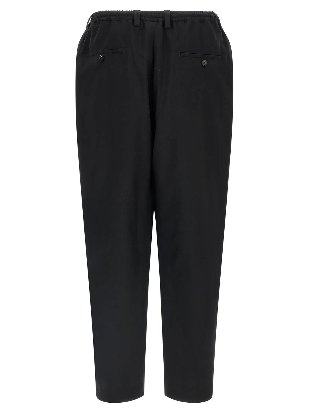 Marni Sample Sale | Marni Black Virgin Wool Cropped Pants - | Designer outlet