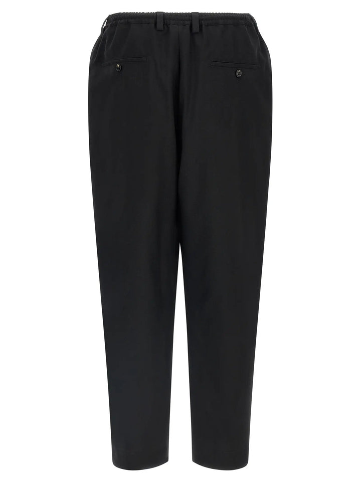 Marni Sample Sale | Marni Black Virgin Wool Cropped Pants - | Designer outlet
