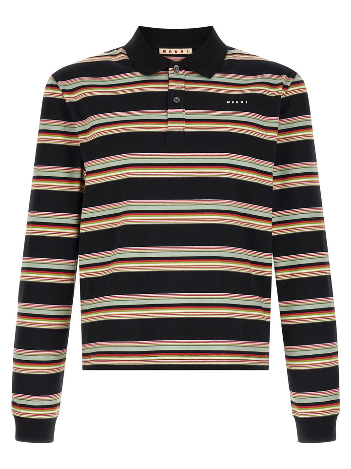 Marni Sample Sale | Marni Multicolor Cotton Polo Shirt - | Designer outlet