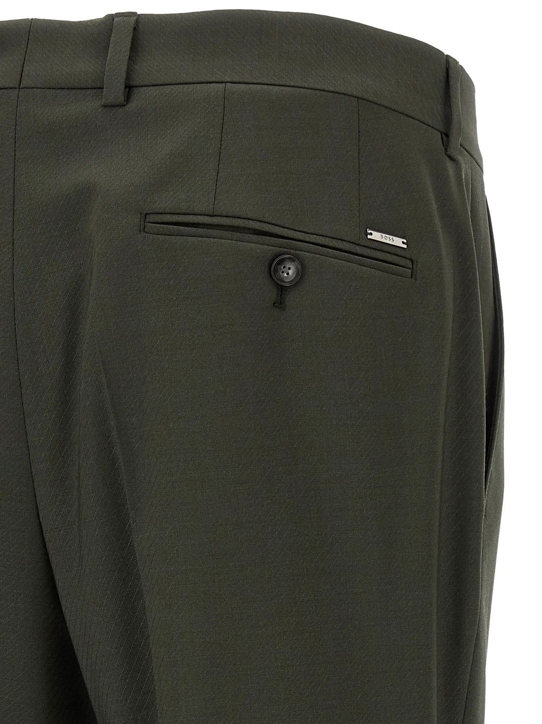 Hugo Boss Sample Sale | Hugo Boss Bicolor Virgin Wool Pants - | Designer outlet