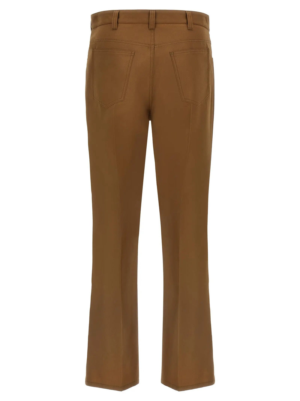 Marni Sample Sale | Marni Brown Virgin Wool Casual Pants - | Designer outlet