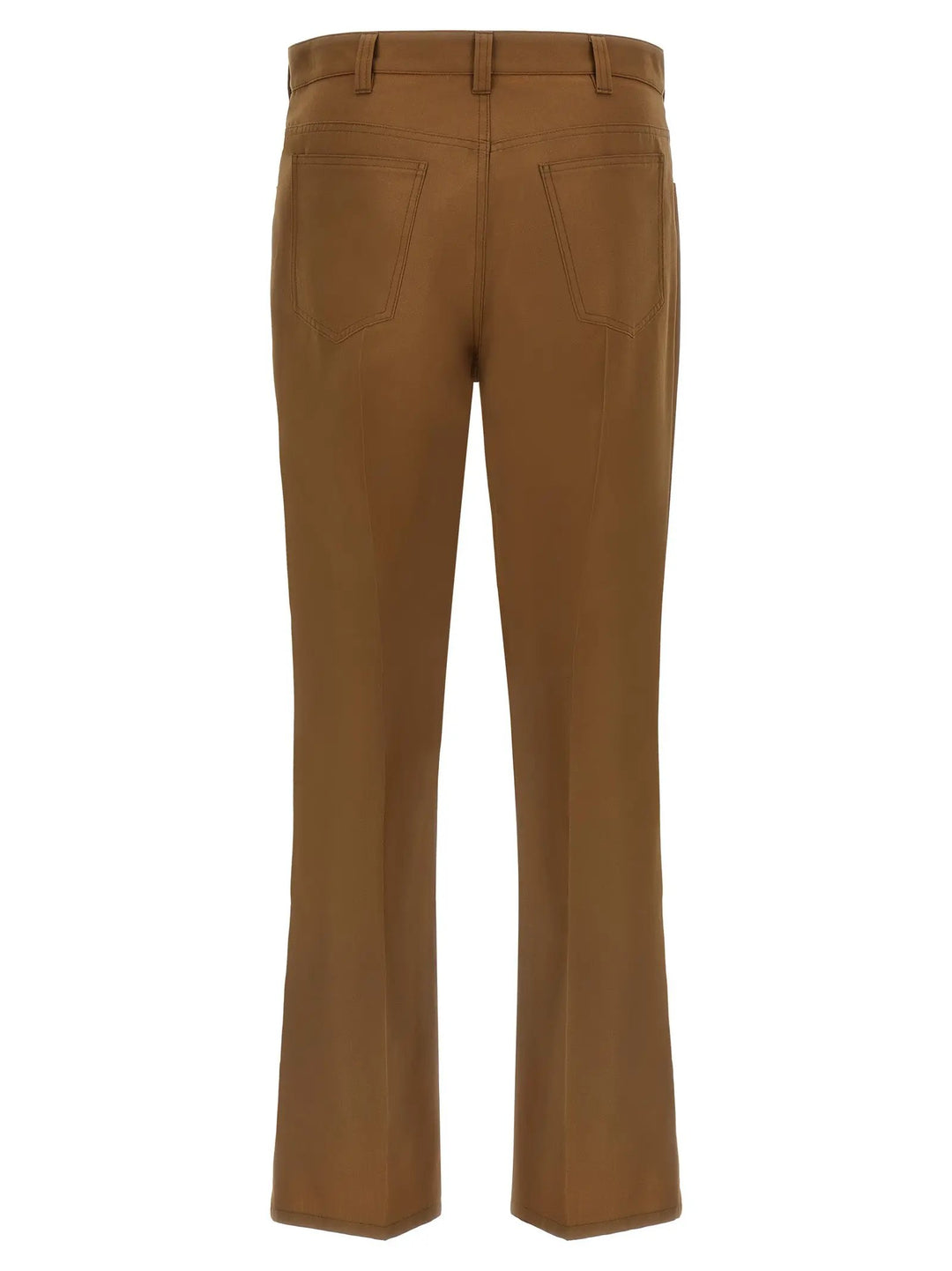 Marni Sample Sale | Marni Brown Virgin Wool Casual Pants - | Designer outlet