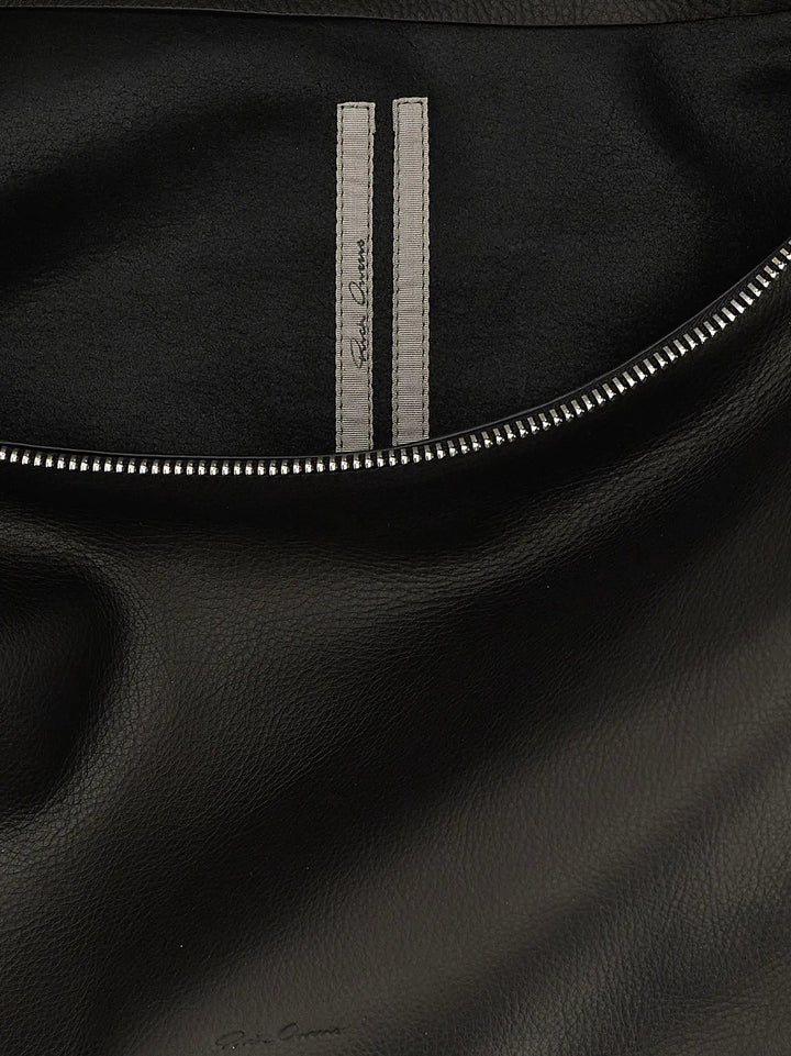 Rick Owens Sample Sale | Rick Owens Black Calfskin Shoulder Bag - | Designer outlet