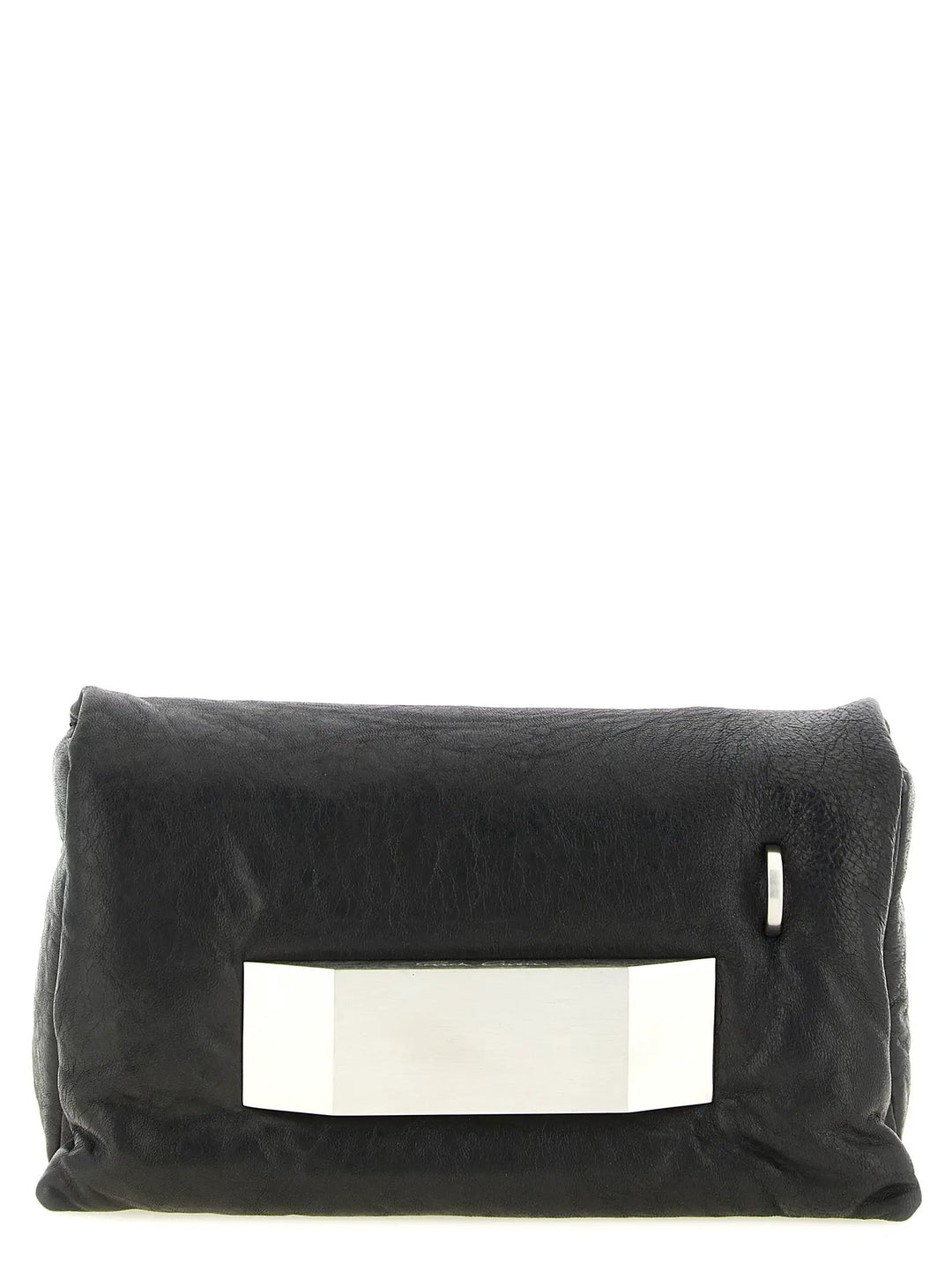 Rick Owens Sample Sale | Rick Owens Black Lamb Leather Clutch Bag - | Designer outlet