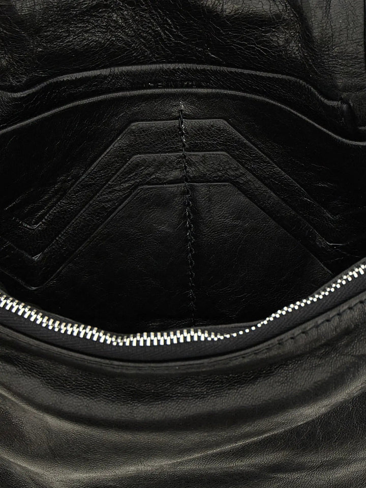 Rick Owens Sample Sale | Rick Owens Black Lamb Leather Clutch Bag - | Designer outlet