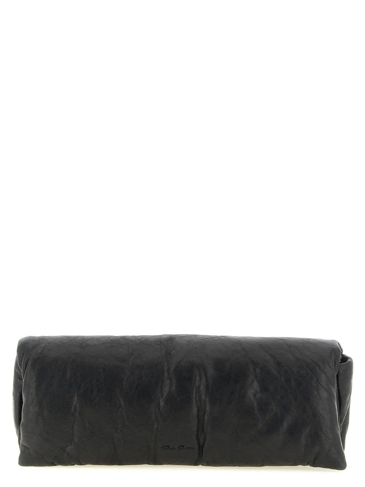 Rick Owens Sample Sale | Rick Owens Black Lamb Leather Clutch Bag - | Designer outlet
