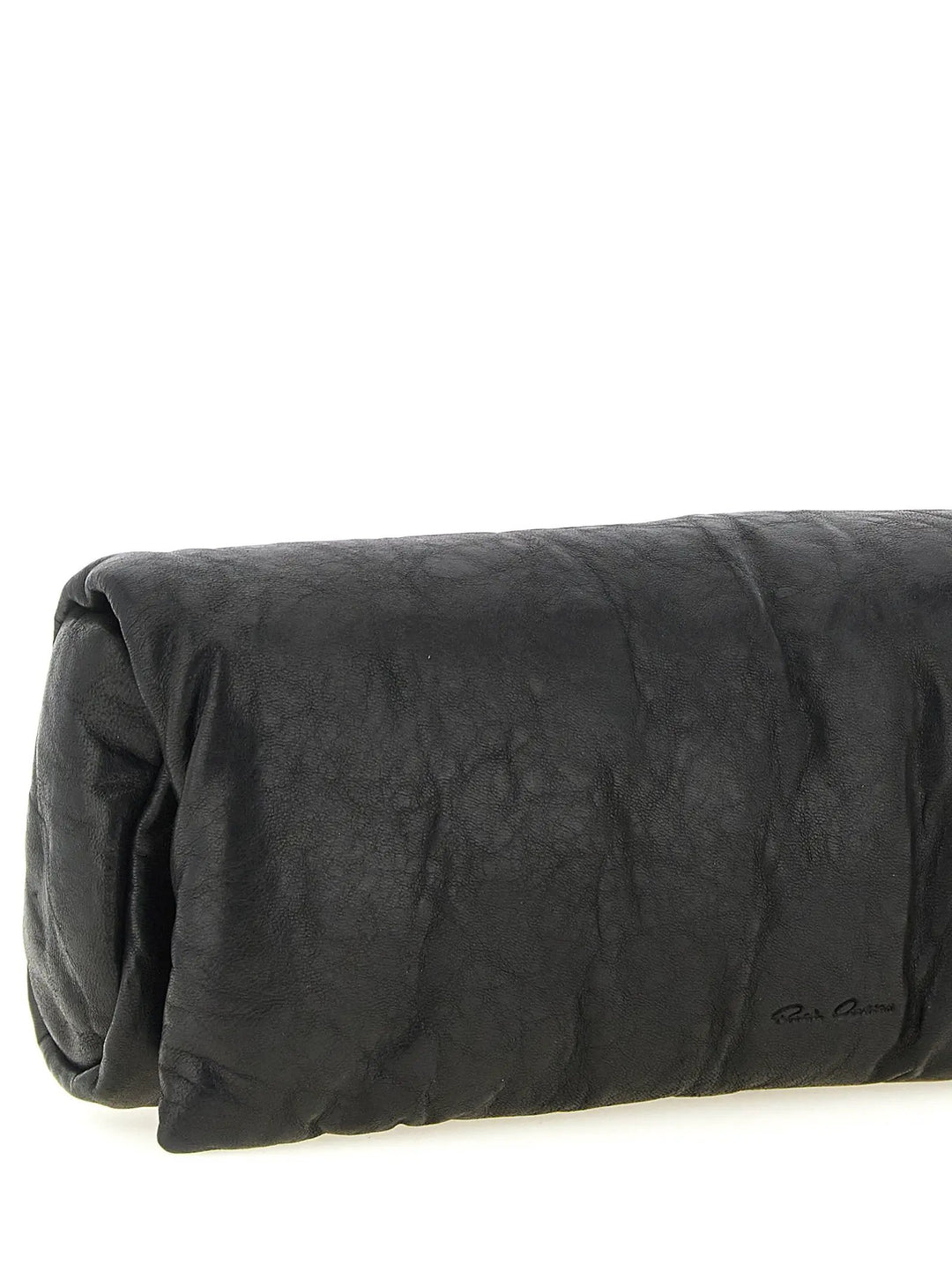 Rick Owens Sample Sale | Rick Owens Black Lamb Leather Clutch Bag - | Designer outlet