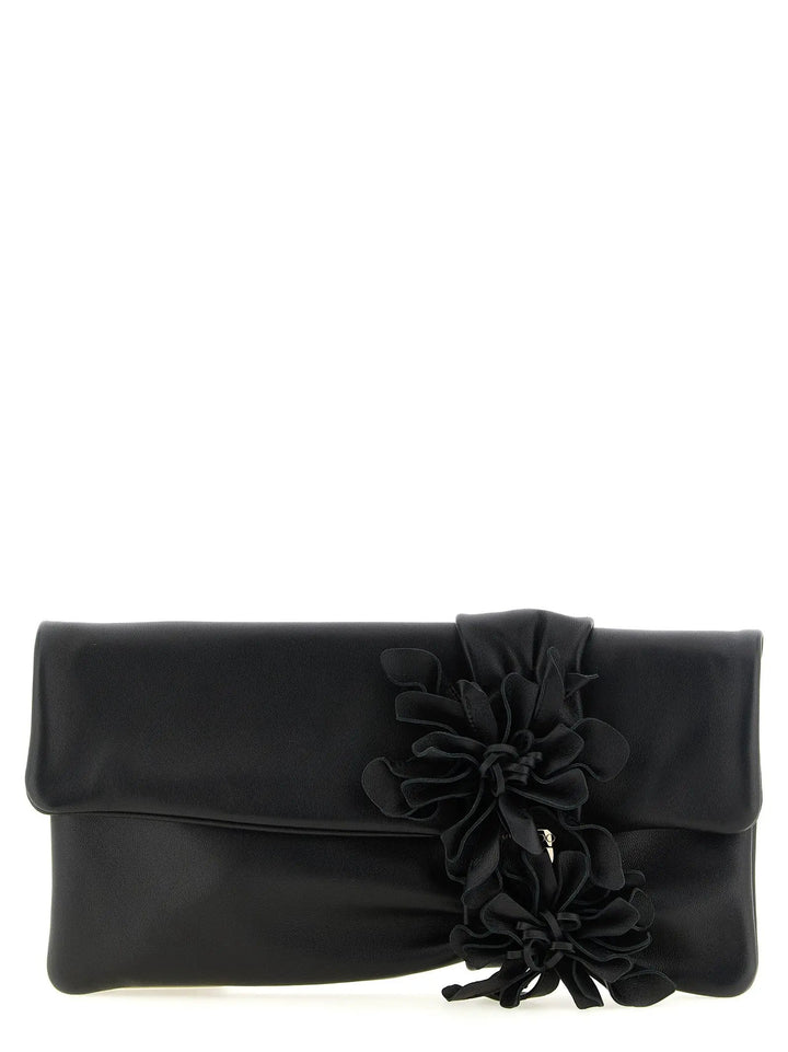 Jimmy Choo Sample Sale | Jimmy Choo Black Lamb Leather Clutch Bag - | Designer outlet
