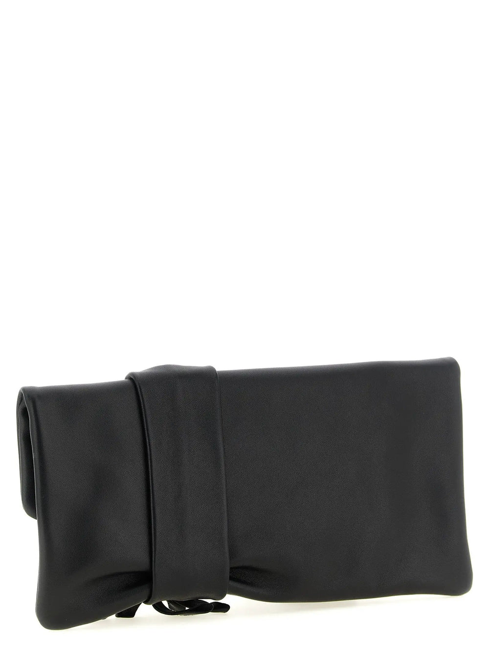 Jimmy Choo Sample Sale | Jimmy Choo Black Lamb Leather Clutch Bag - | Designer outlet