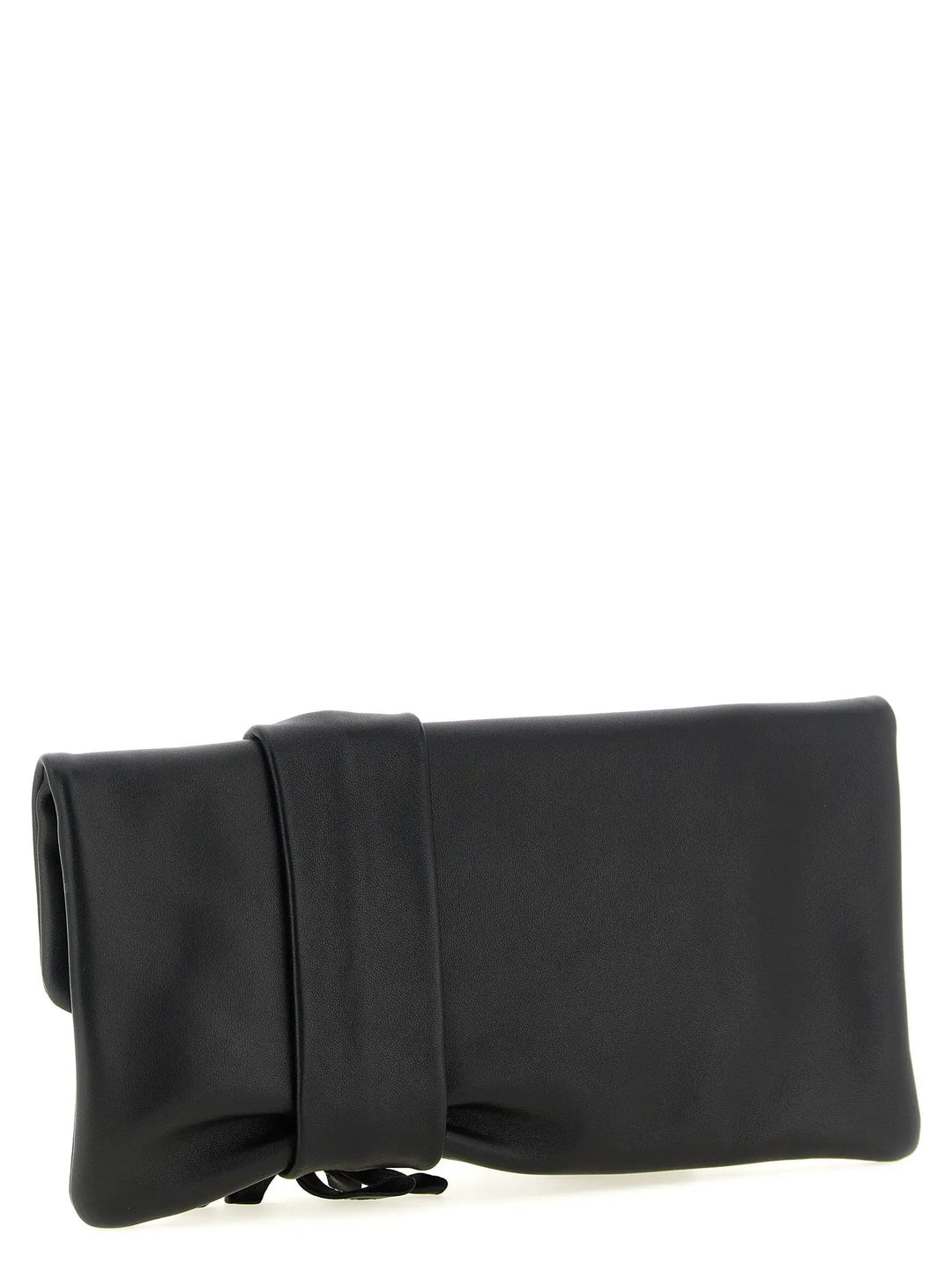 Jimmy Choo Sample Sale | Jimmy Choo Black Lamb Leather Clutch Bag - | Designer outlet