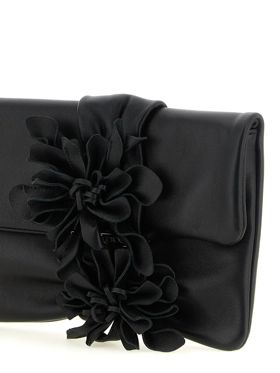 Jimmy Choo Sample Sale | Jimmy Choo Black Lamb Leather Clutch Bag - | Designer outlet
