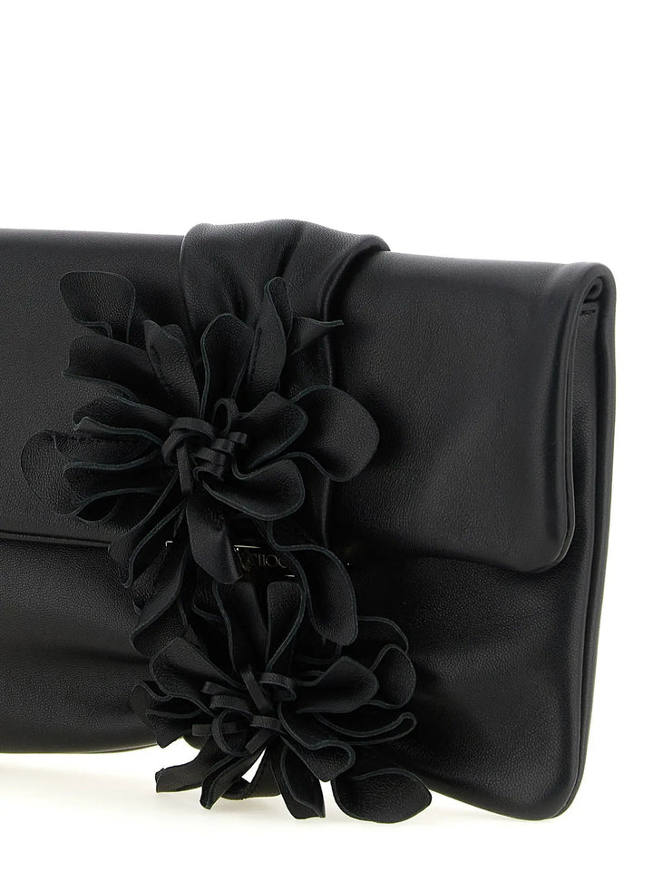 Jimmy Choo Sample Sale | Jimmy Choo Black Lamb Leather Clutch Bag - | Designer outlet