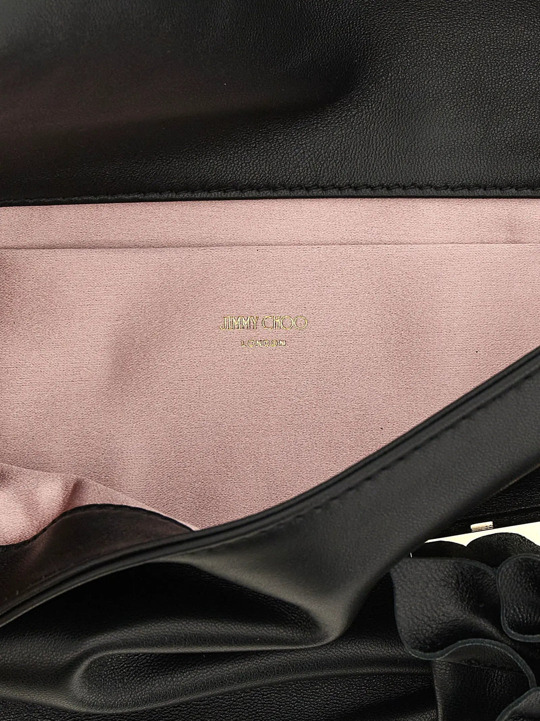 Jimmy Choo Sample Sale | Jimmy Choo Black Lamb Leather Clutch Bag - | Designer outlet