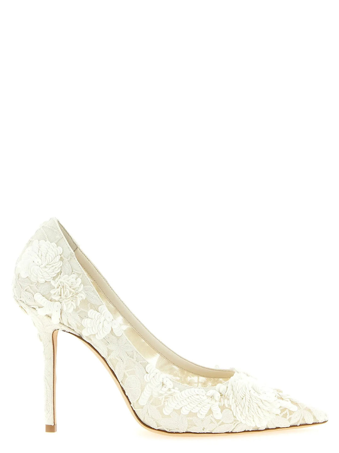 Jimmy Choo Sample Sale | Jimmy Choo Beige Tencel High Heel Pumps - | Designer outlet
