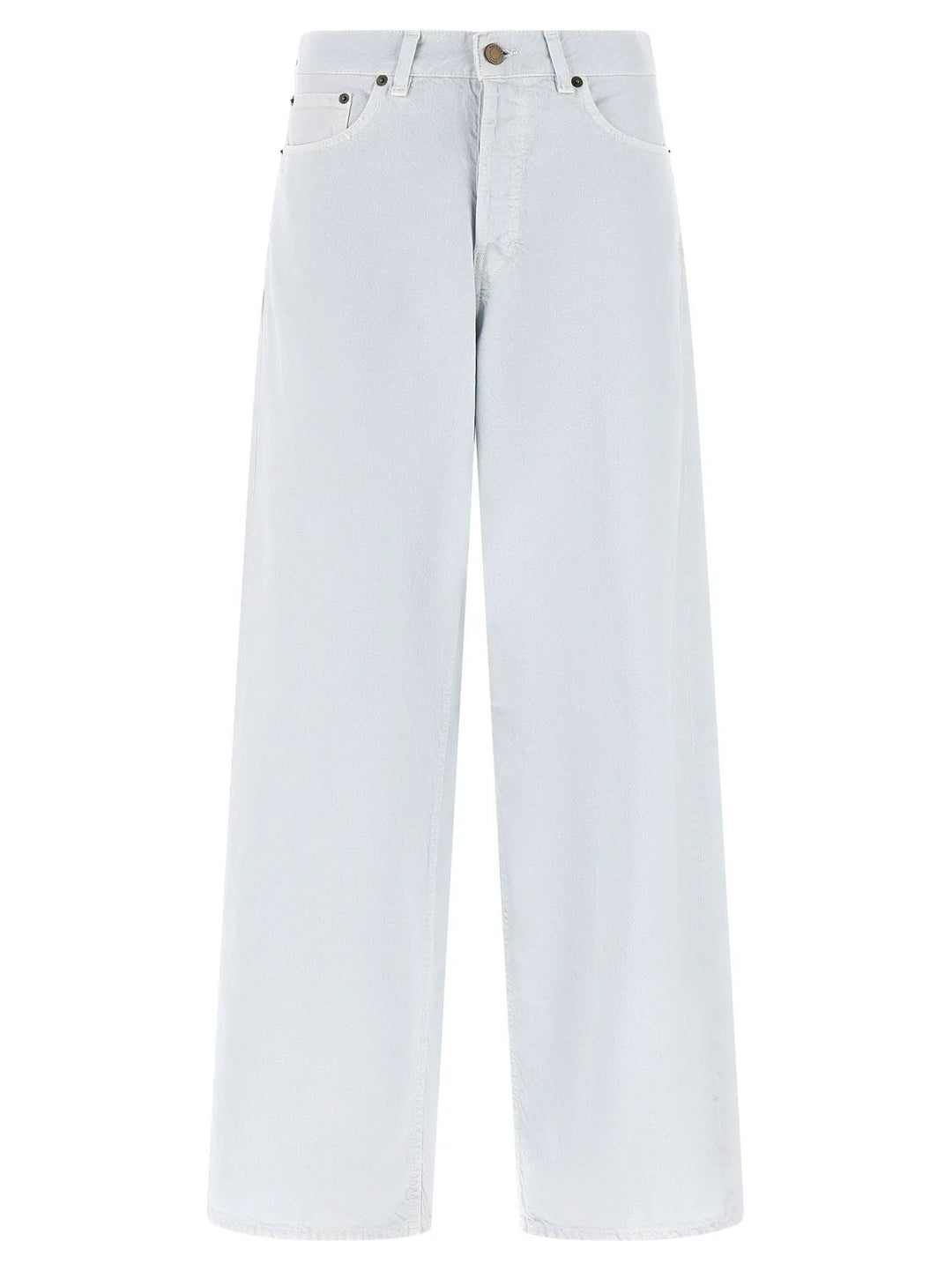 Haikure Sample Sale | Haikure White Cotton Relaxed Fit Jeans - | Designer outlet