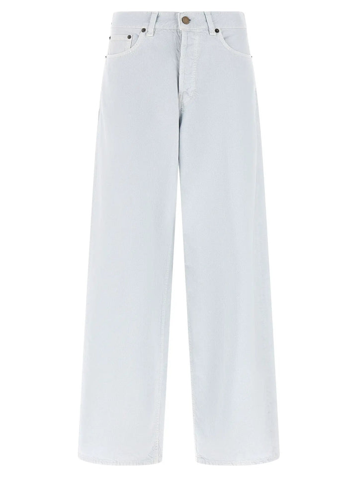 Haikure Sample Sale | Haikure White Cotton Relaxed Fit Jeans - | Designer outlet
