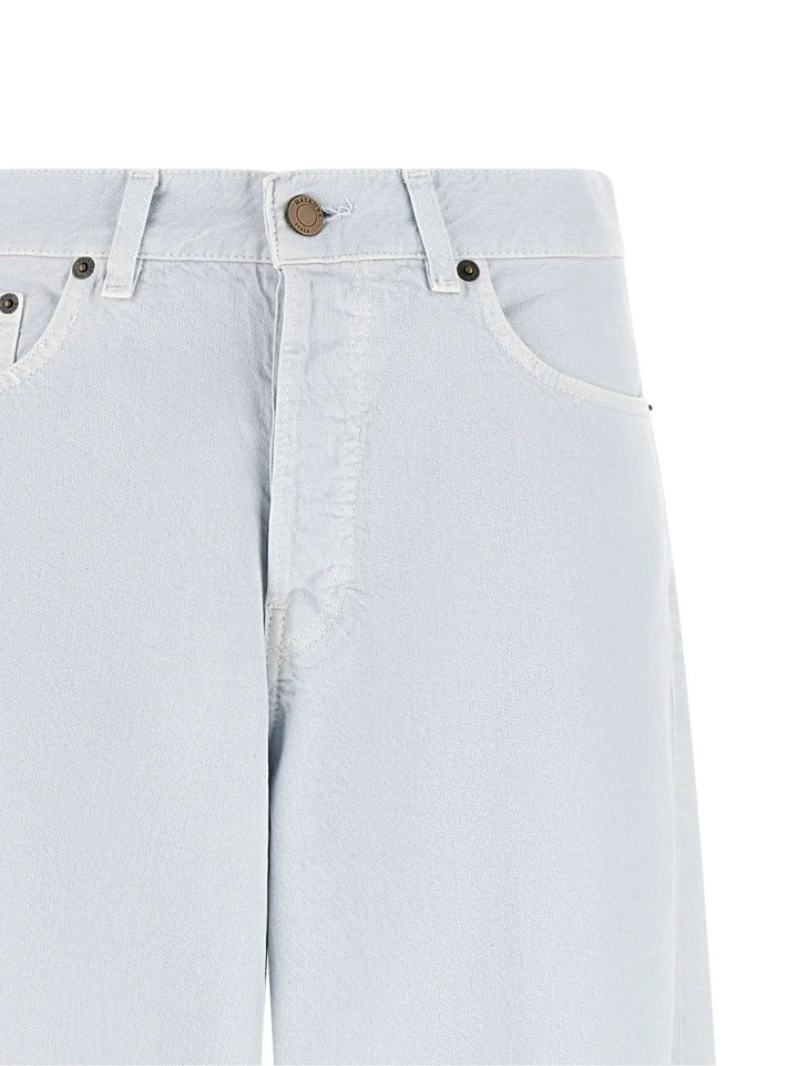 Haikure Sample Sale | Haikure White Cotton Relaxed Fit Jeans - | Designer outlet