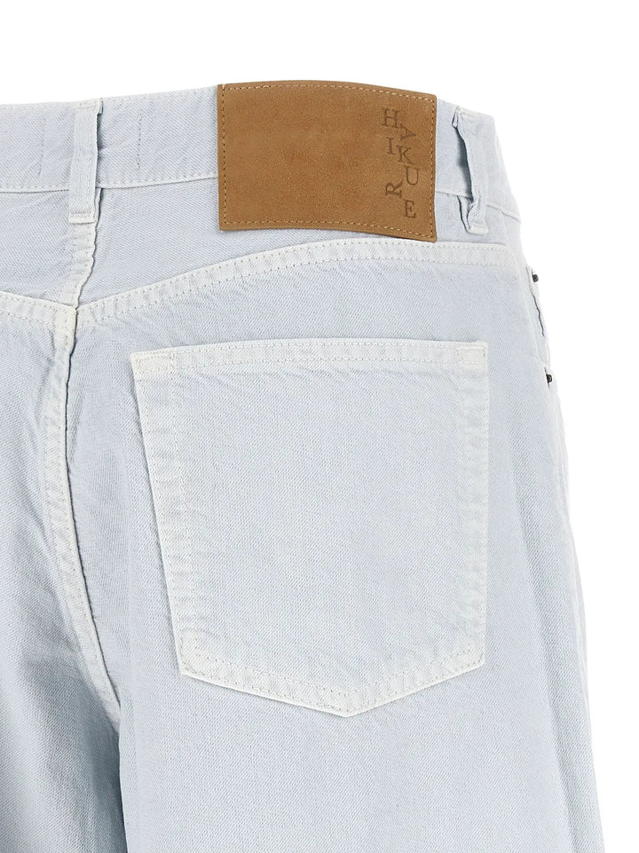 Haikure Sample Sale | Haikure White Cotton Relaxed Fit Jeans - | Designer outlet