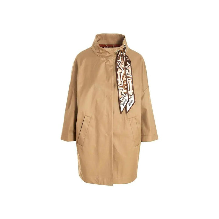 Herno Sample Sale | Herno Brown Cotton Coat - | Designer outlet
