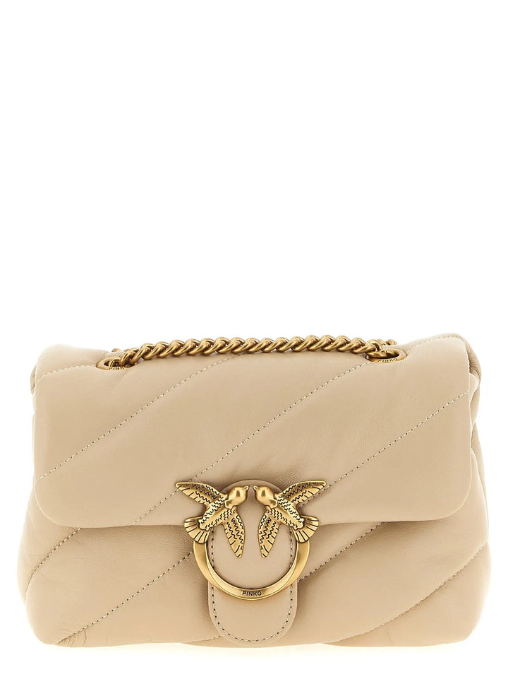 PINKO Sample Sale | PINKO Beige Lambskin Crossbody Bag - | Designer outlet