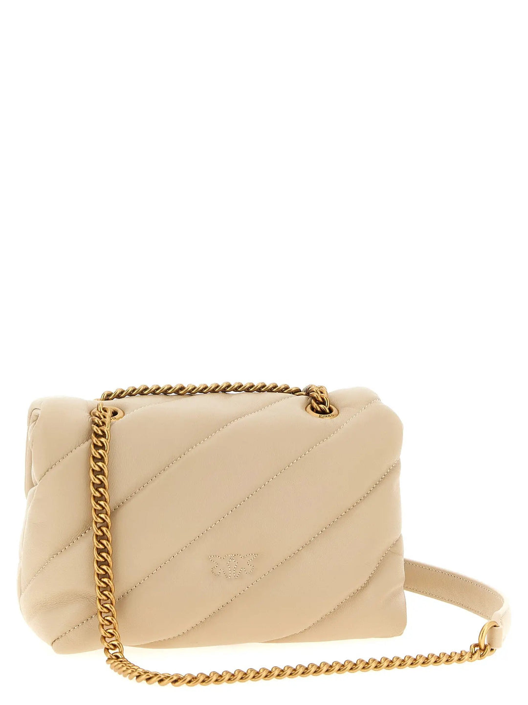 PINKO Sample Sale | PINKO Beige Lambskin Crossbody Bag - | Designer outlet