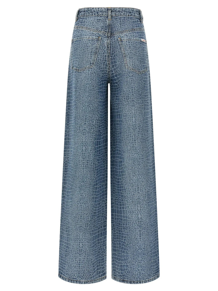 Self-Portrait Sample Sale | Self-Portrait Blue Cotton Jeans Denim - | Designer outlet