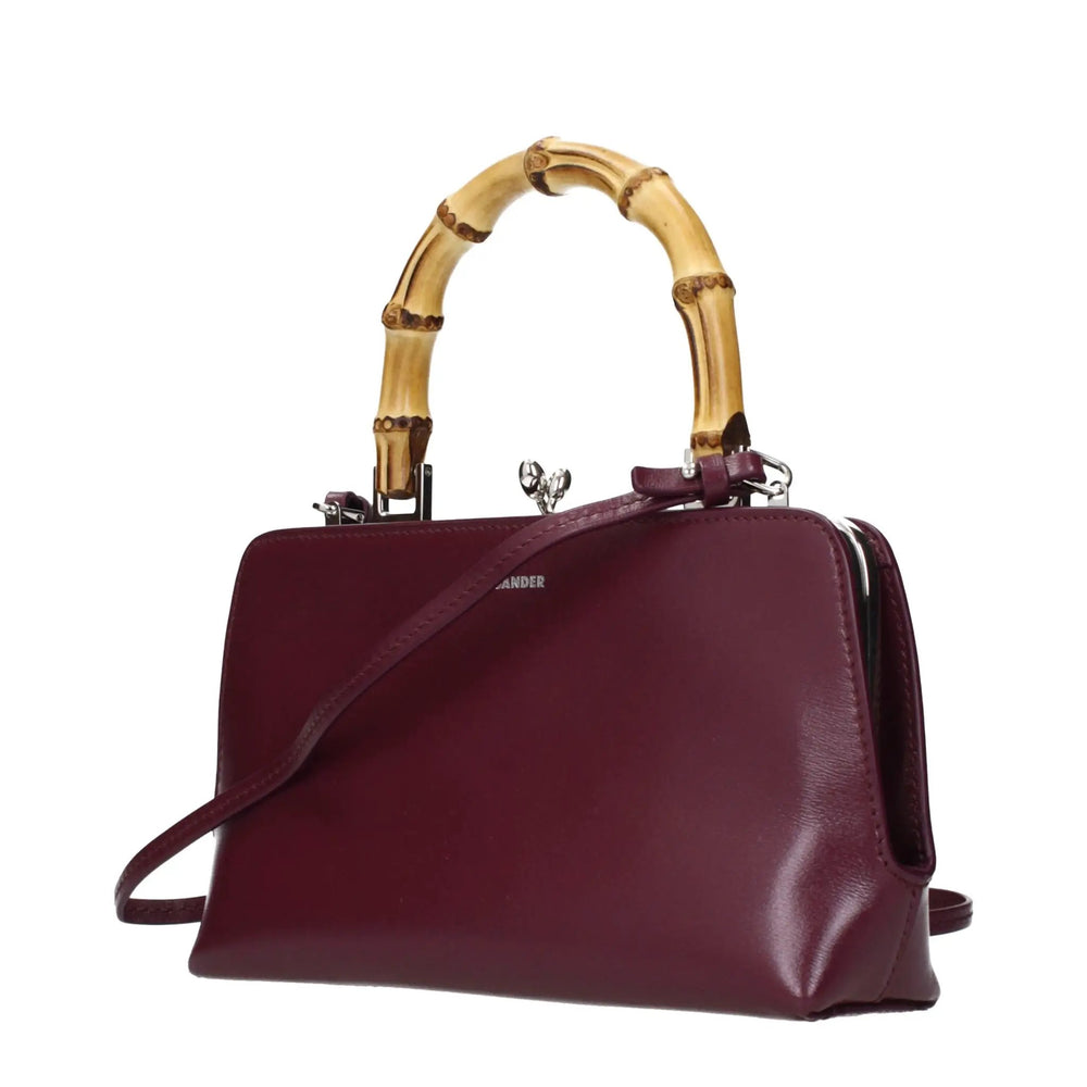 Jil Sander Sample Sale | Jil Sander Red Leather Handbag - | Designer outlet