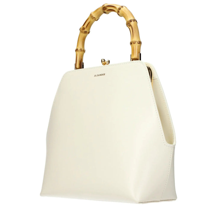 Jil Sander Beige Leather Handbag