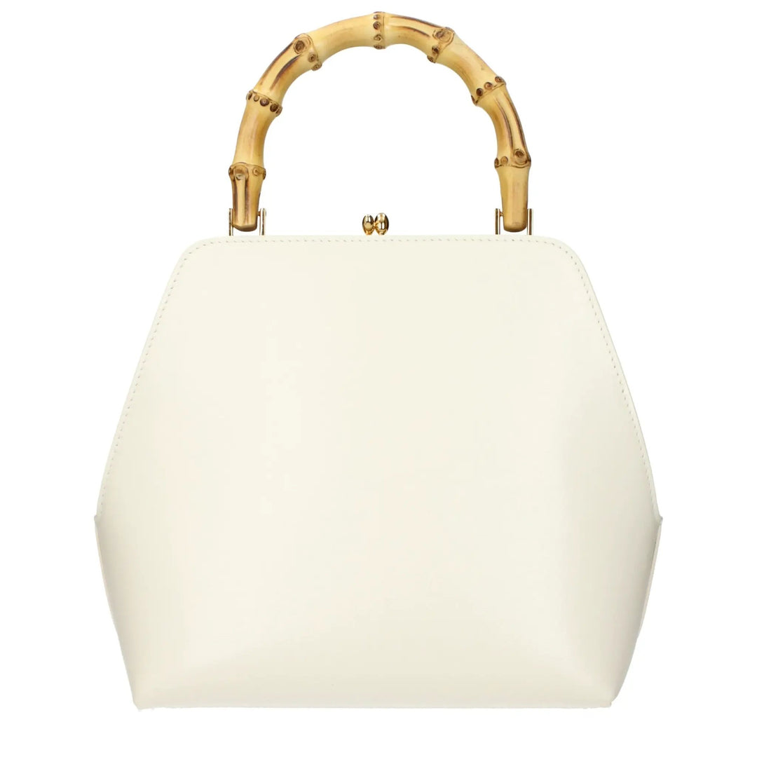 Jil Sander Beige Leather Handbag