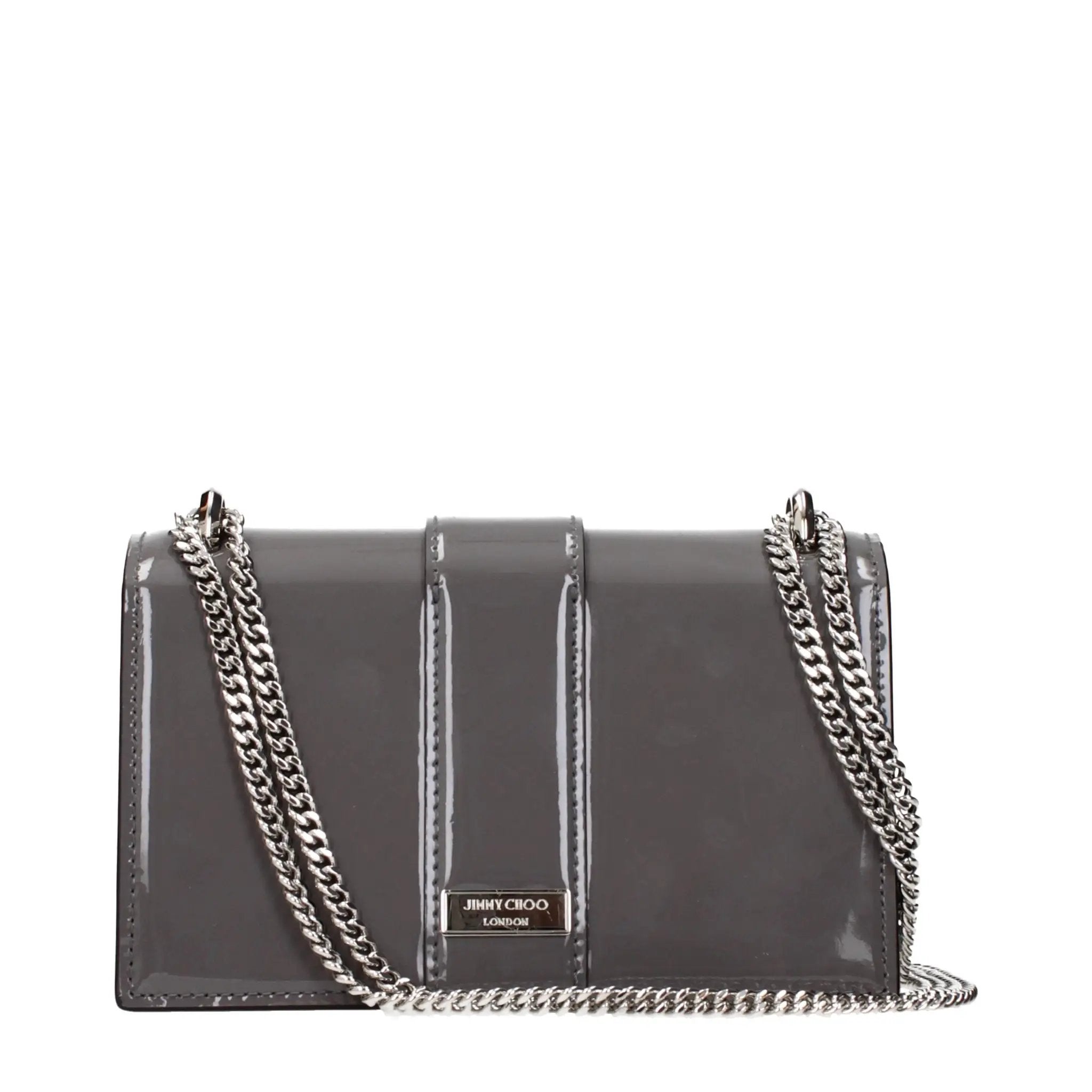 Jimmy Choo Gray Leather Shoulder Bag – Ask Me Wear