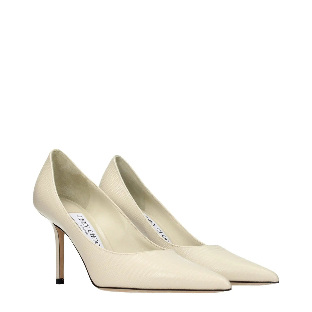 Jimmy Choo Sample Sale | Jimmy Choo Beige Leather High Heel Pumps - | Designer outlet