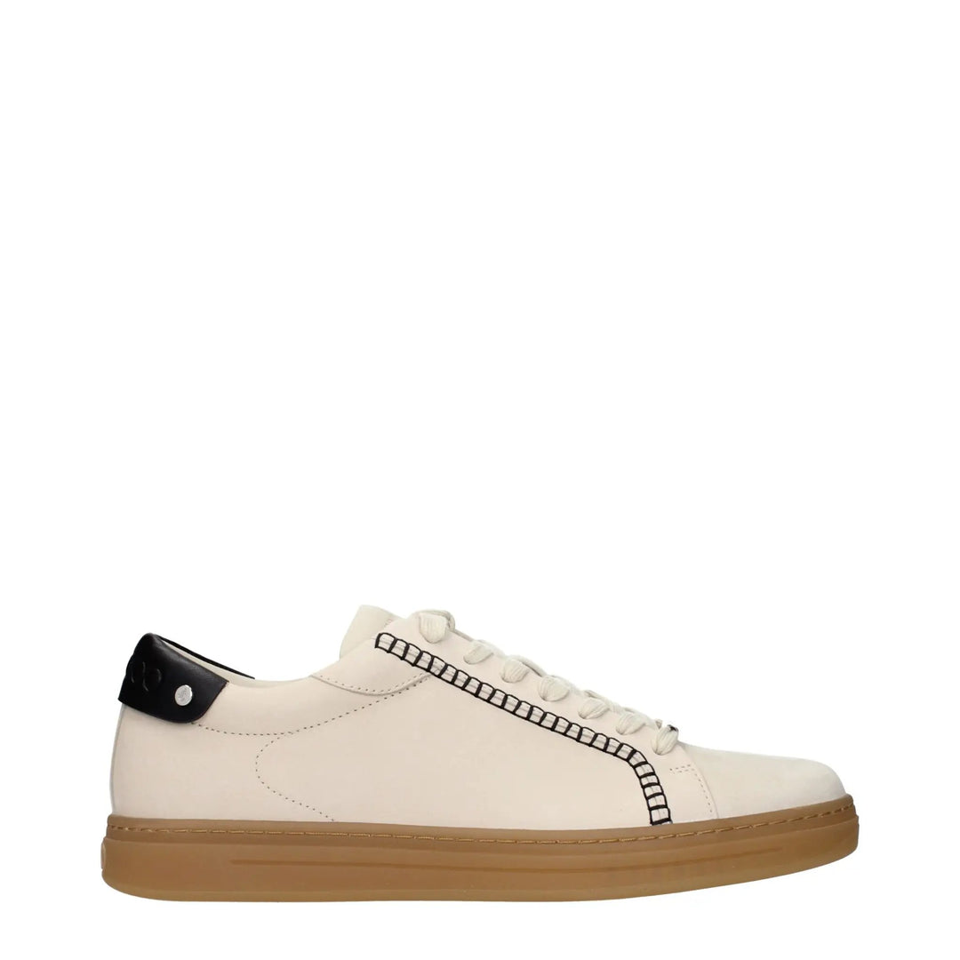 Jimmy Choo Beige Suede Sneakers