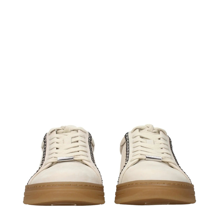 Jimmy Choo Beige Suede Sneakers