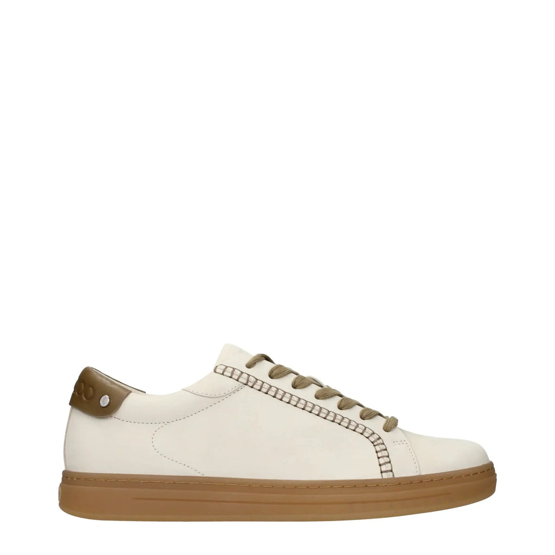 Jimmy Choo Beige Suede Sneakers
