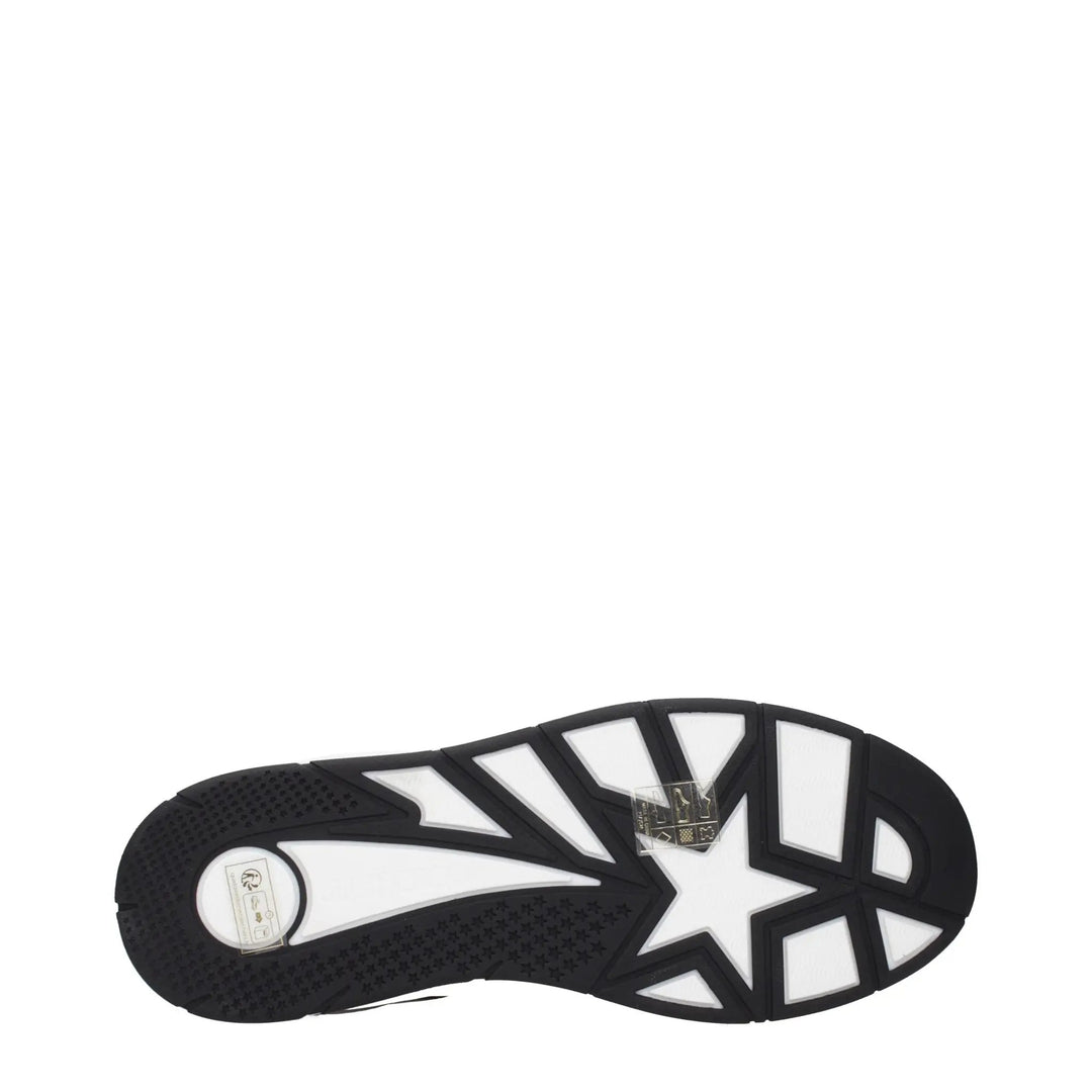 Jimmy Choo Black Leather Low Top Sneakers