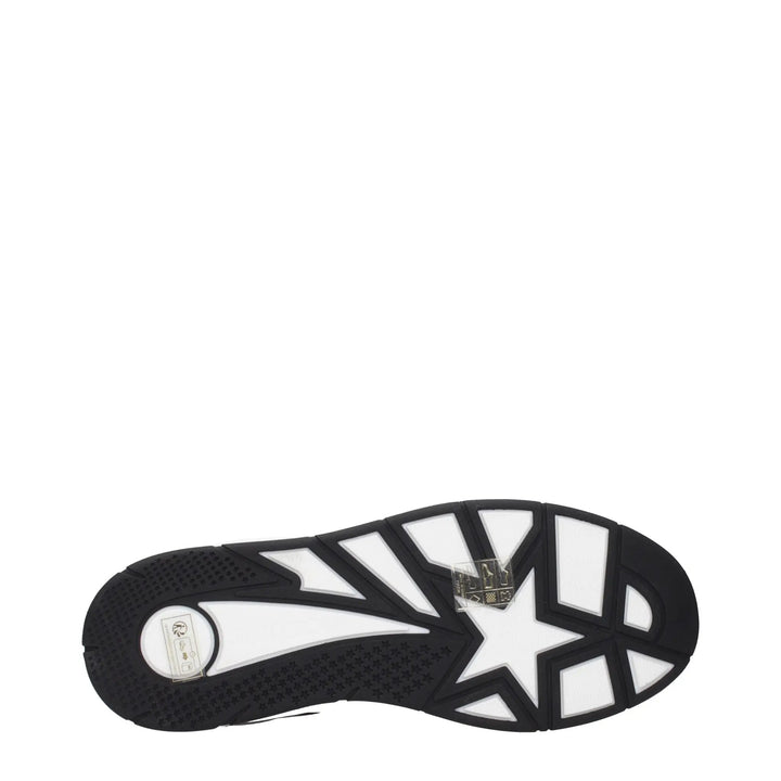 Jimmy Choo Black Leather Low Top Sneakers