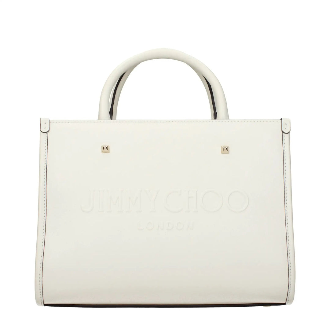 Jimmy Choo White Leather Handbag