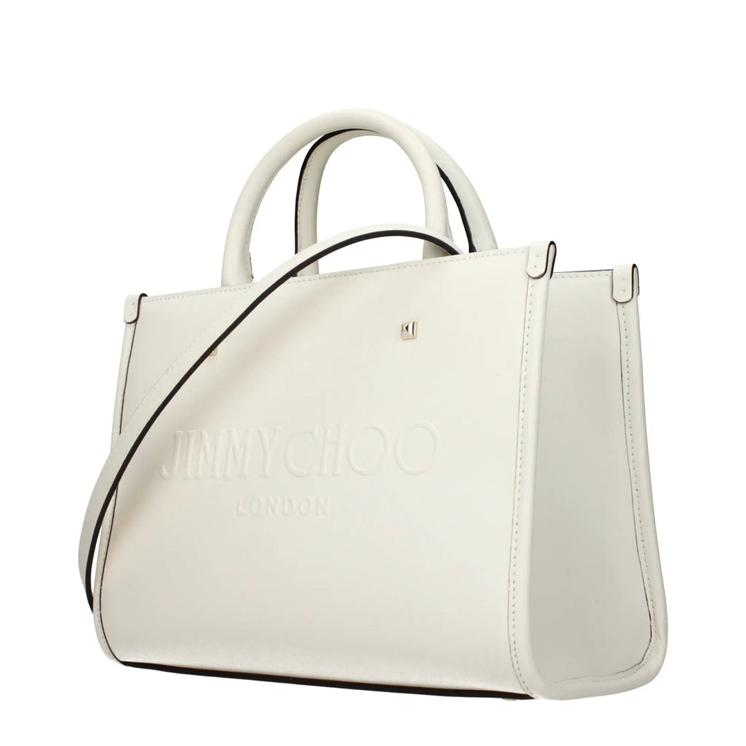 Jimmy Choo White Leather Handbag