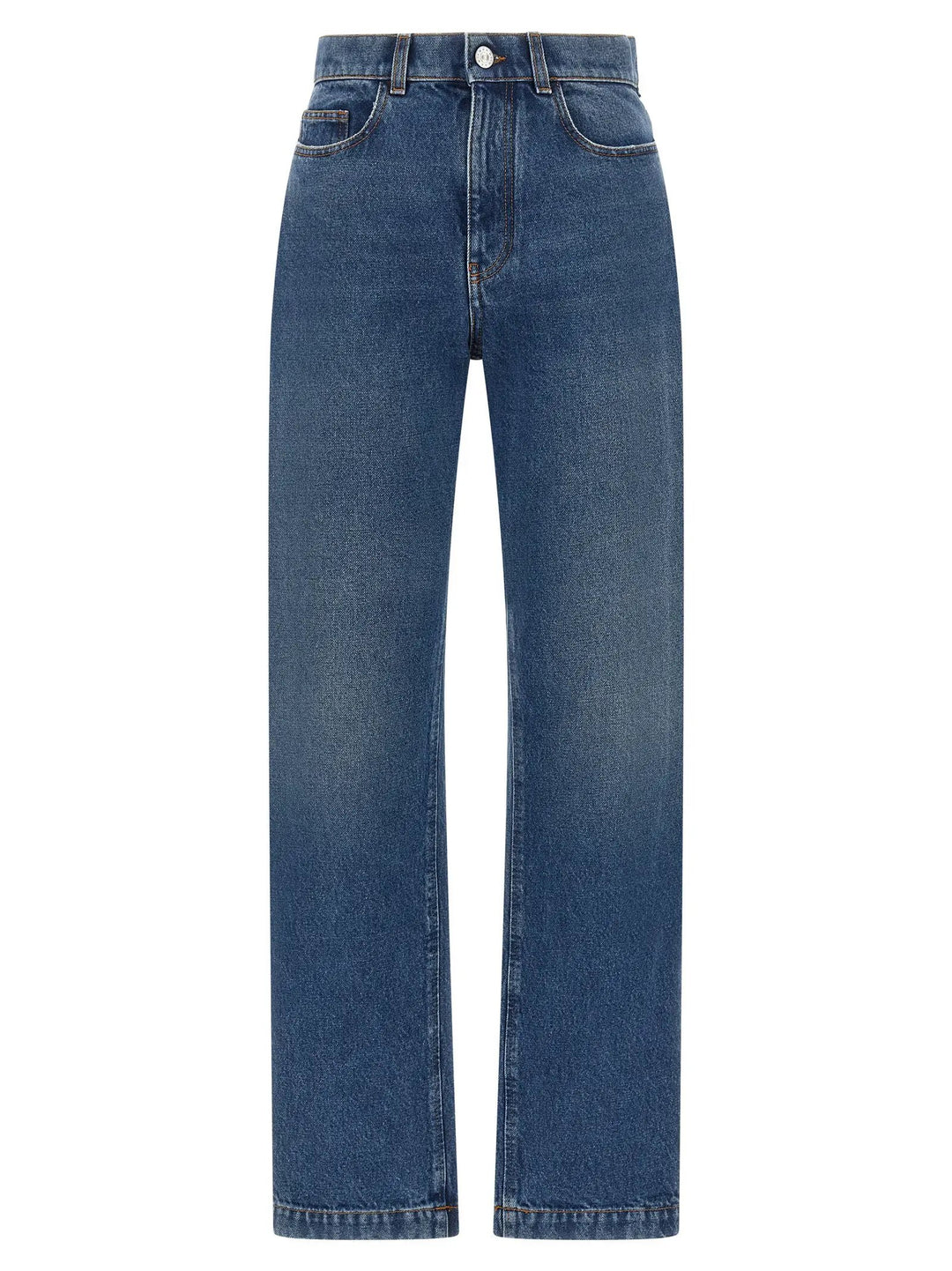 Marni Sample Sale | Marni Blue Cotton Straight-Leg Jeans - | Designer outlet
