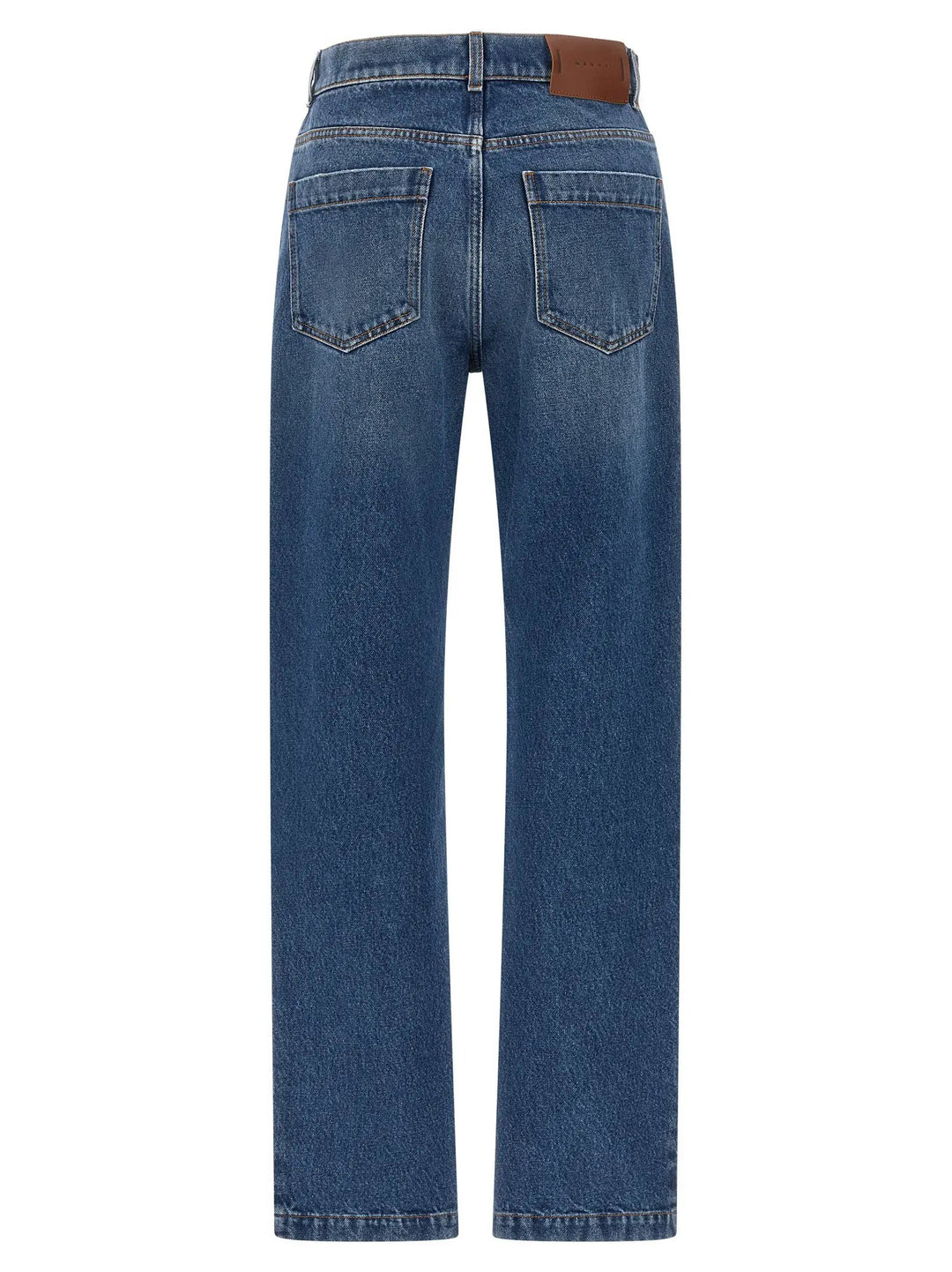 Marni Sample Sale | Marni Blue Cotton Straight-Leg Jeans - | Designer outlet