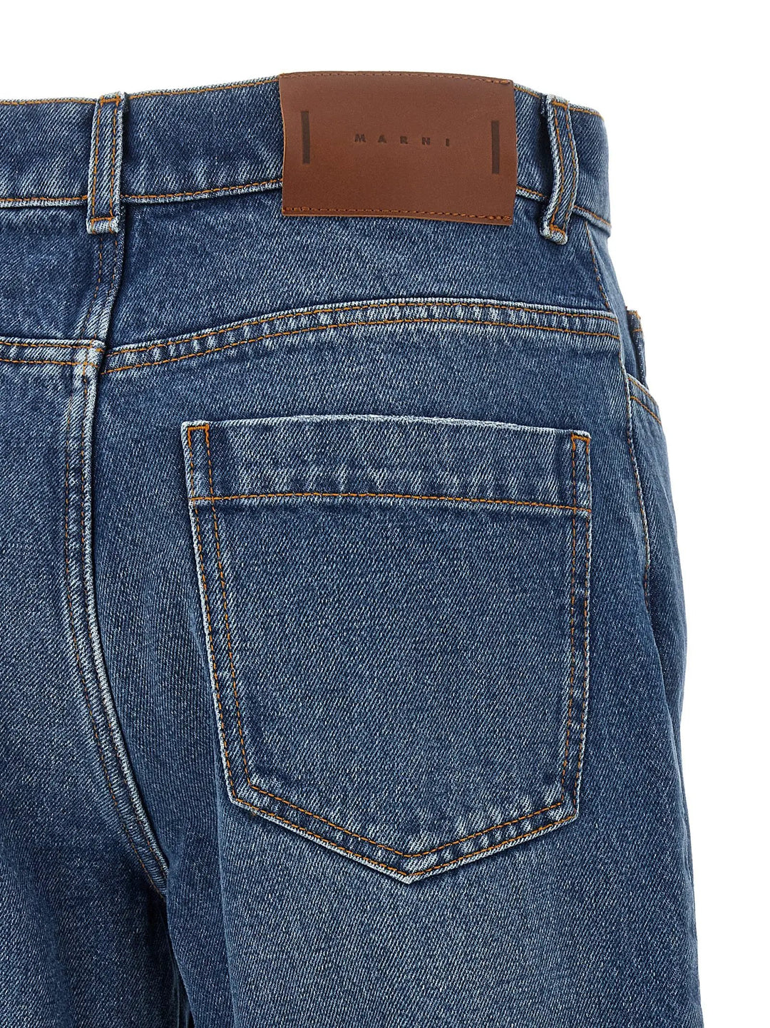 Marni Sample Sale | Marni Blue Cotton Straight-Leg Jeans - | Designer outlet